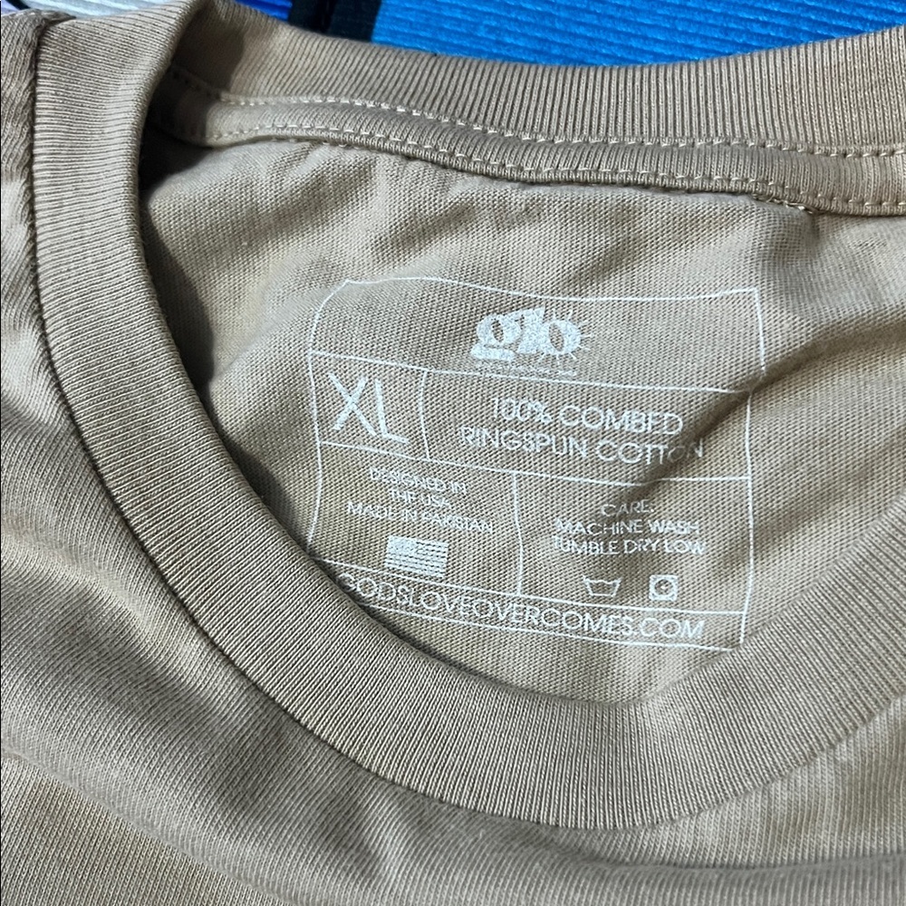 Glo Jesus is King Tee Color: Mushroom - Picture 6 of 11